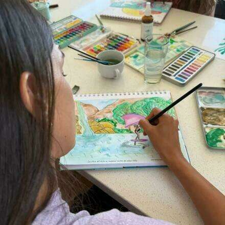 Taller "La magia de Chile" junto a The Color Shop 