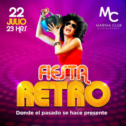 Fiesta Retro SOCIOS MDS GRATIS