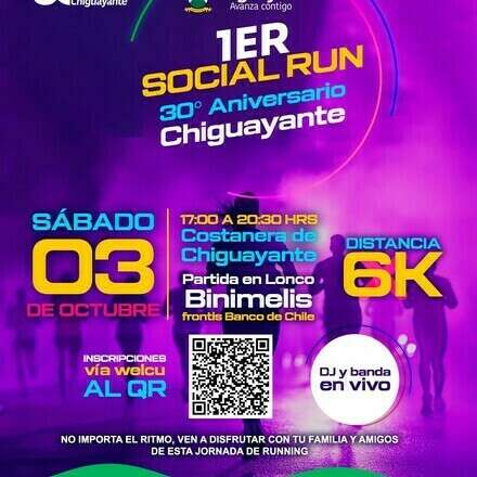 Social Run 30°Aniversario de Chiguayante