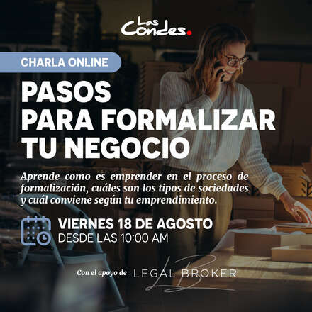 Charla online: Pasos para formalizar tu negocio