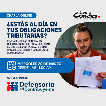 Charla online: ¿Estás al día en tus obligaciones tributarias?