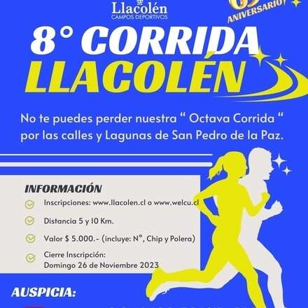 8° Corrida de Llacolén
