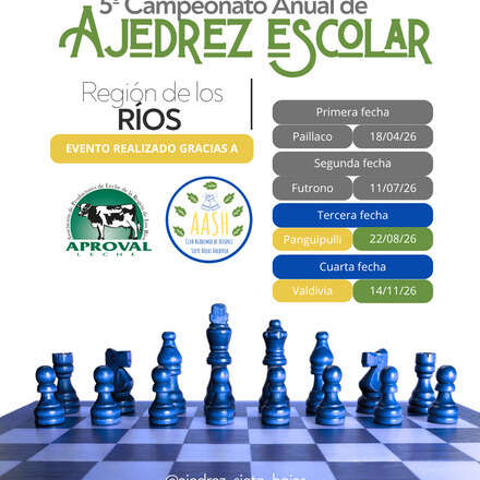 3ERA FECHA - 5TO CAMPEONATO ANUAL REGIONAL DE AJEDREZ ESCOLAR 2026