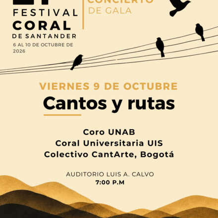 CONCIERTO DE GALA│Cantos y rutas