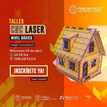 Taller CNC Laser para Comunidad ULS - 03 Abr 24