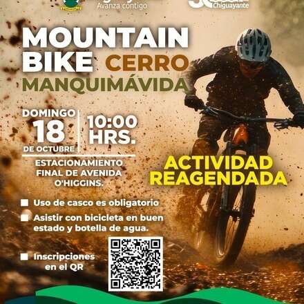 Mountain Bike por el Cerro Manquimavida 2026.-