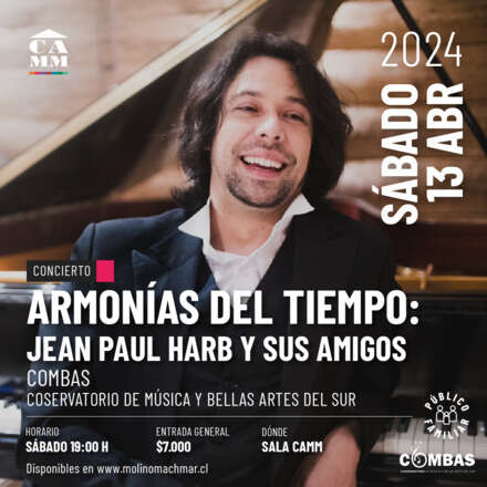 ARMONÍAS DEL TIEMPO: Jean Paul Harb y sus amigos 