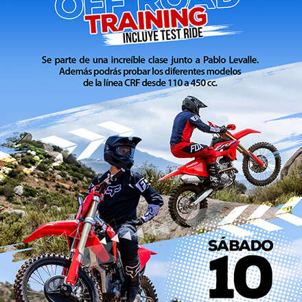 Off Road Training + Test Ride CRF´s