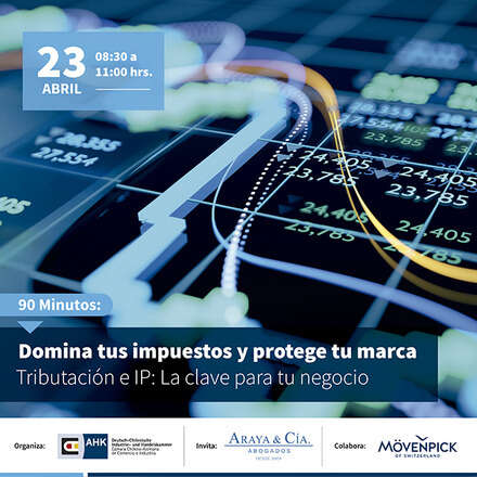 Charla “Domina tus impuestos y protege tu marca: Claves en Tributación e IP” 