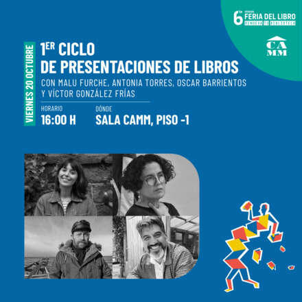 1° CICLO DE PRESENTACIONES DE LIBROS 