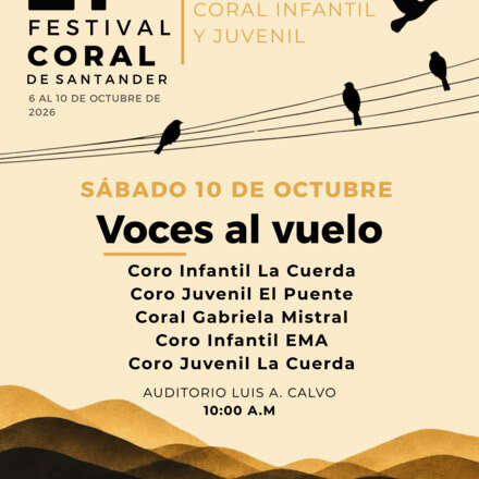 ENCUENTRO CORAL INFANTIL Y JUVENIL│Voces al vuelo