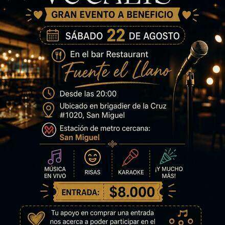 Evento a Beneficio Cluster Vocalis