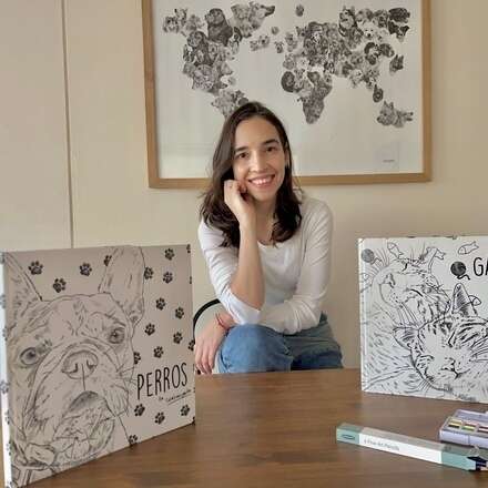 Ven a colorear con el nuevo libro pocket "perros y gatos" de Catalina Fuenzalida. 