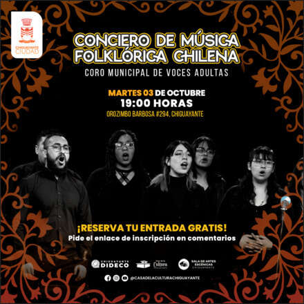 CONCIERTO CORO MUNICIPAL DE VOCES ADULTAS