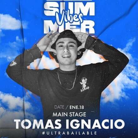 JUEVES #SUMMERVIBES 2024 / PISTA DE BAILE - TOMAS IGNACIO  / AZOTEA ELECTRONICA - MAY JARDANI, WARM UP: SEBASTIAN HENRIQUEZ / LISTA DESCUENTO / +19