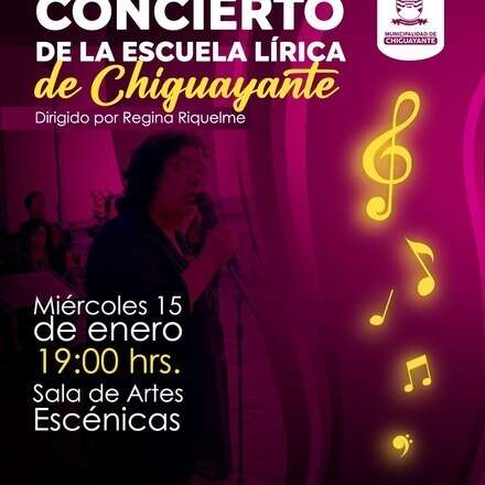 CONCIERTO ESCUELA LÍRICA