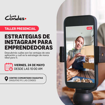 Taller: Estrategias de Instagram para emprendedoras