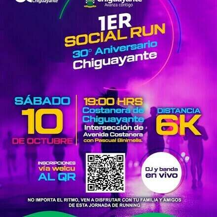 1er Social Run 30 Aniversario de Chiguayante 