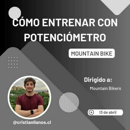 Ciclo Webinars Mountain Bike 2 - Cómo entrenar con potencia en MTB