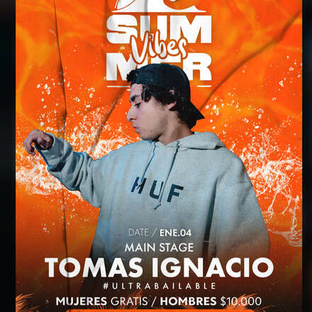 JUEVES #SUMMERVIBES 2024 / PISTA DE BAILE - TOMAS IGNACIO  / AZOTEA ELECTRONICA - JORGE CARY (EXTENDED SET) / LISTA DESCUENTO