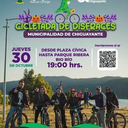 Cicletada Familiar de Disfraces Municipalidad de Chiguayante 2026