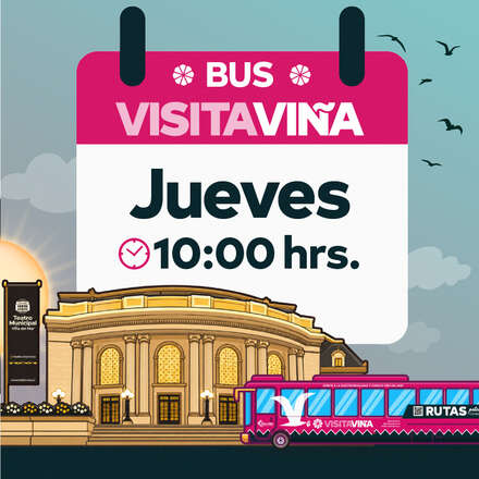  Bus Visita Viña Jueves 02/07 10:00am