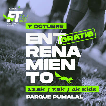 Entrenamiento Frontera Trail CMPC / Parque Pumalal 2023