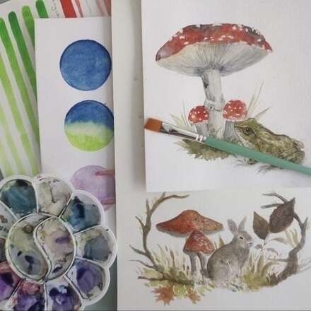 Aprende a pintar en acuarela junto a The Color Shop 