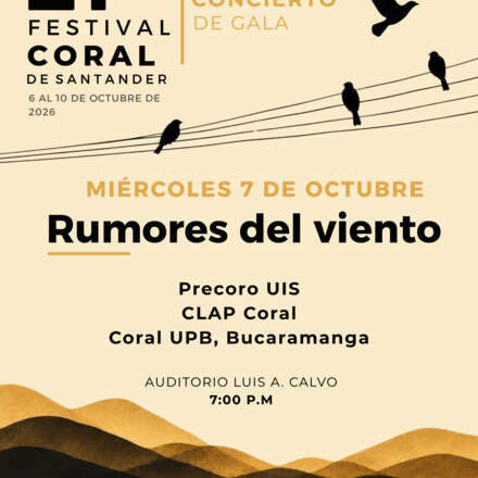 CONCIERTO DE GALA│Rumores del viento