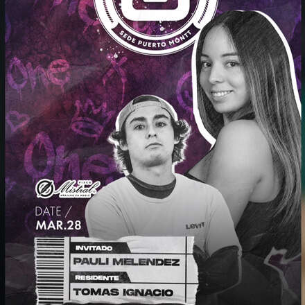  JUEVES / 28-03 / FACULTAD ONE / MAIN STAGE - TOMAS IGNACIO / INVITADA ESPECIAL DJ PAULI MELÉNDEZ / TERRAZA ELECTRÓNICA - MATÍAS ORMAZÁBAL - EXTENDED SET  / LISTA DCTO + 20 