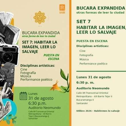 Set 7: habitar la imagen, leer lo salvaje- Proyecto cultural interdisciplinario Búcara expandida, otras formas de leer la ciudad