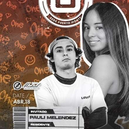 JUEVES / 18-04 / FACULTAD ONE / MAIN STAGE - PAULI MELENDEZ & TOMAS IGNACIO / TERRAZA ELECTRÓNICA - MODERALL, SEBA ARRIAGADA, MATI ORMAZABAL / LISTA DCTO + 20 