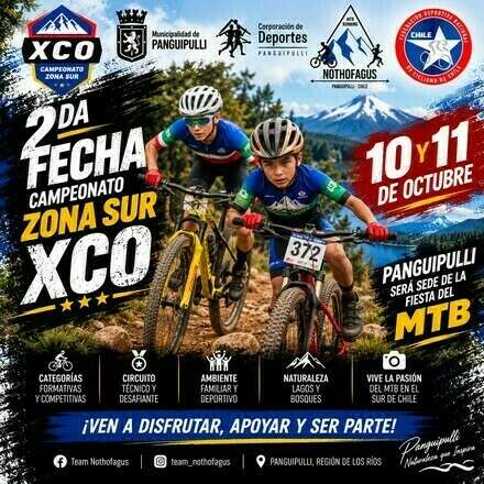 2da Fecha Campeonato Zona Sur Xco 2026 Panguipulli