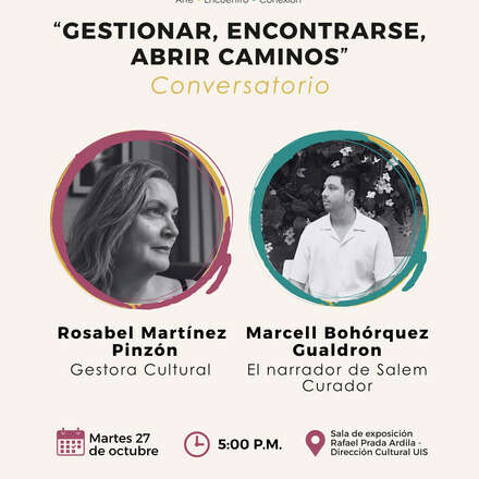 Conversatorio: "Gestionar, encontrarse, abrir caminos"