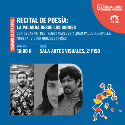RECITAL DE POESÍA: La palabra desde los bordes 