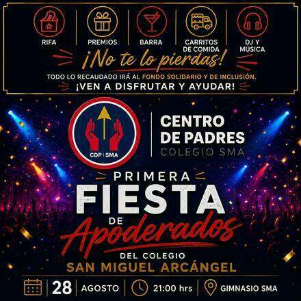 Fiesta de apoderados SMA