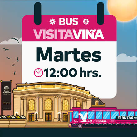 Bus Visita Viña Martes 25/08 12:00pm