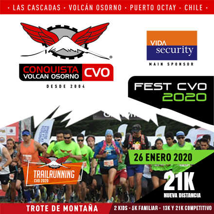 TRAIL RUNNING CVO.  Es parte de CVO FEST en su 16a. Versión