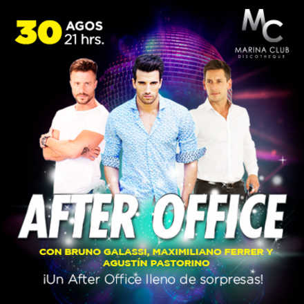 After Office con Galassi, Ferres y Pastorino