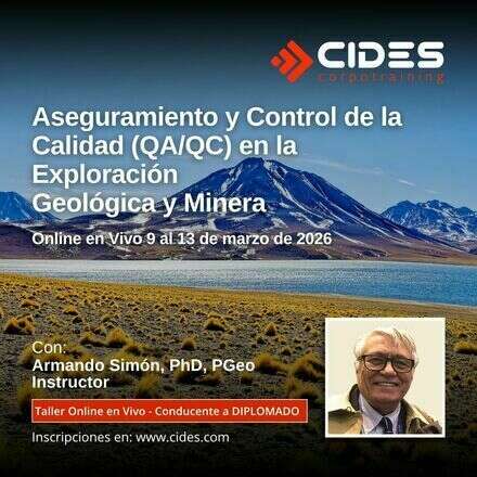 Curso 2026 QA/QC en la Exploración Geológica y Minera conducente a Diplomado