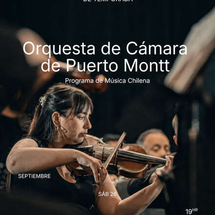 ORQUESTA DE CÁMARA PUERTO MONTT_Programa de música chilena