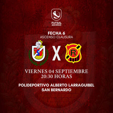 COMPRA VISITA - FECHA 6 FUTSAL ASCENSO - CDLS vs RANGERS