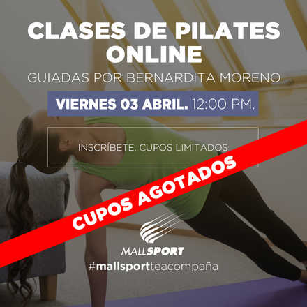 Clase Pilates Online - Viernes 03 Abril