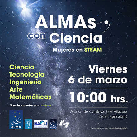 ALMAs con Ciencia · Mujeres en STEAM