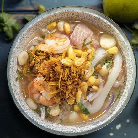 Ven a armar y aprender hacer tu ceviche con cevichería al paso 