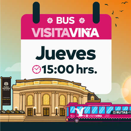 Bus Visita Viña Jueves 27/08 15:00pm