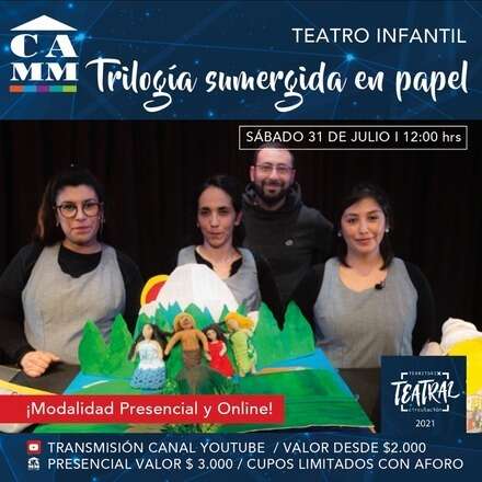 Teatro Infantil "Trilogía sumergida en papel"