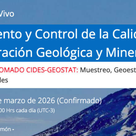 Curso Aseguramiento y Control de la Calidad (QA/QC) en la Exploración Geológica y Minera