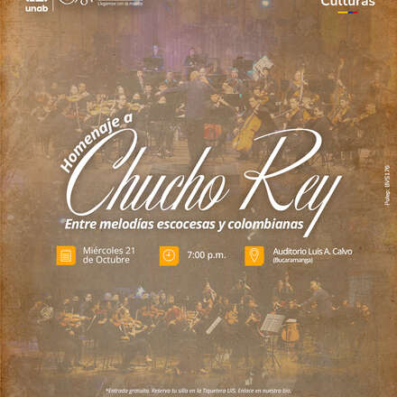 “Homenaje a Chucho Rey: entre melodías escocesas y colombianas” │Orquesta Sinfónica UNAB