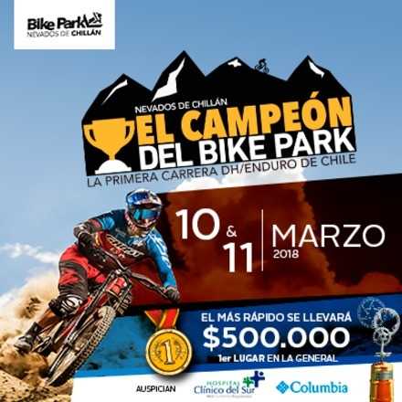 Campeón del Bike Park Nevados de Chillán 2018